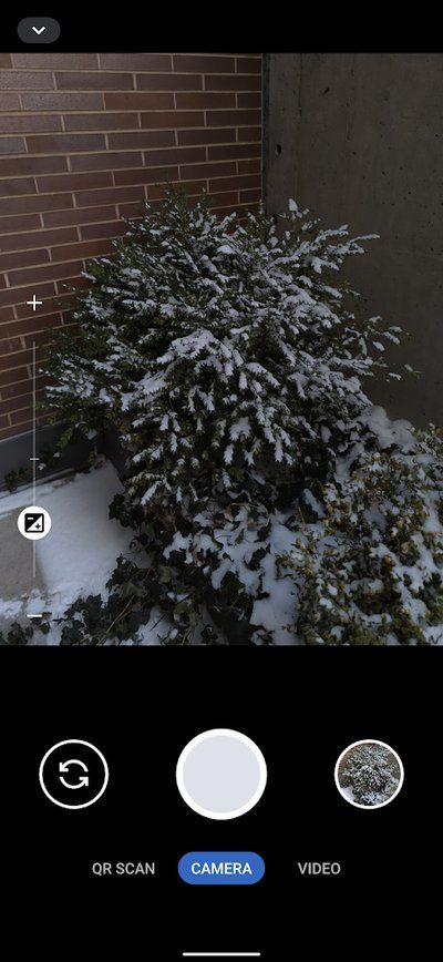 GrapheneOS camera UI
