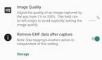 GrapheneOS camera settings