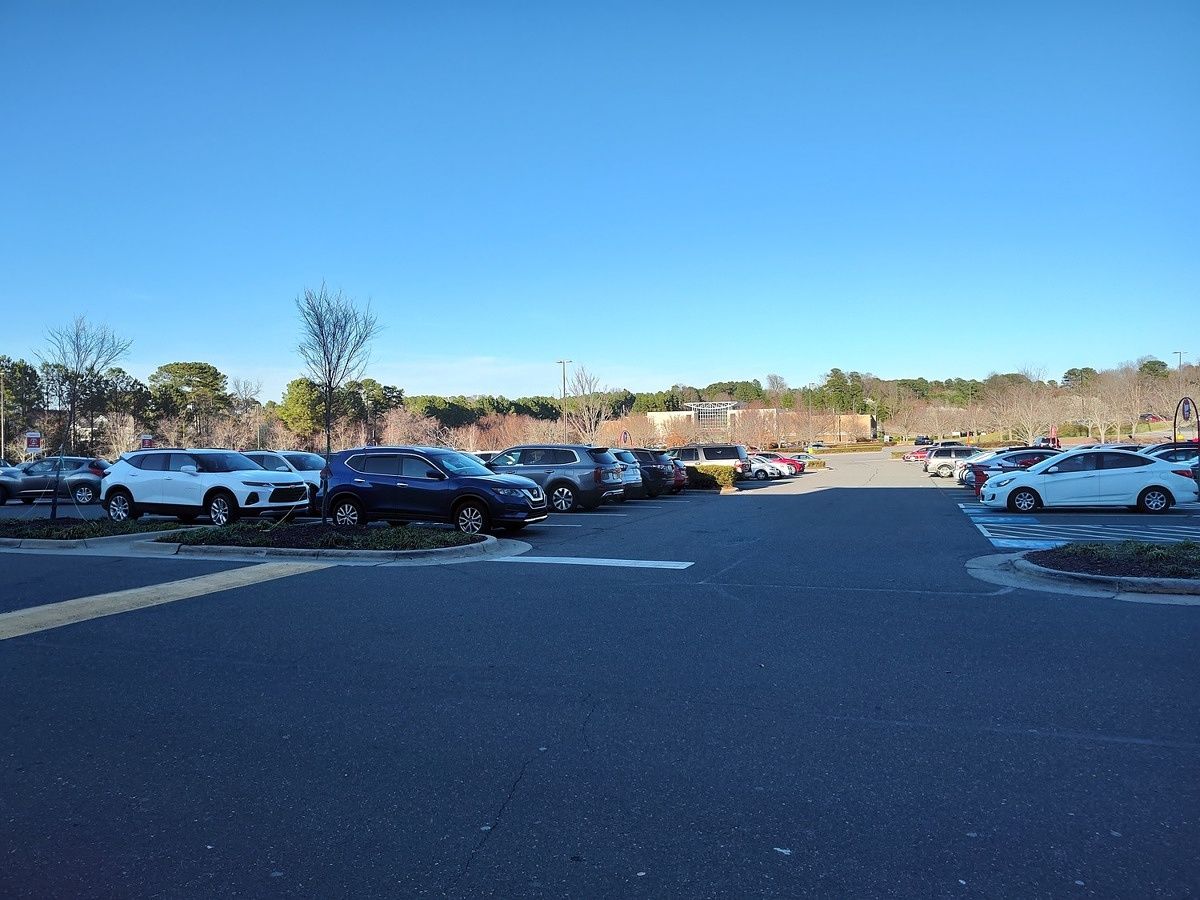 Photo of a parking lot