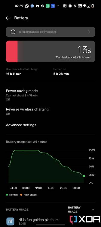 oneplus 10 pro battery life