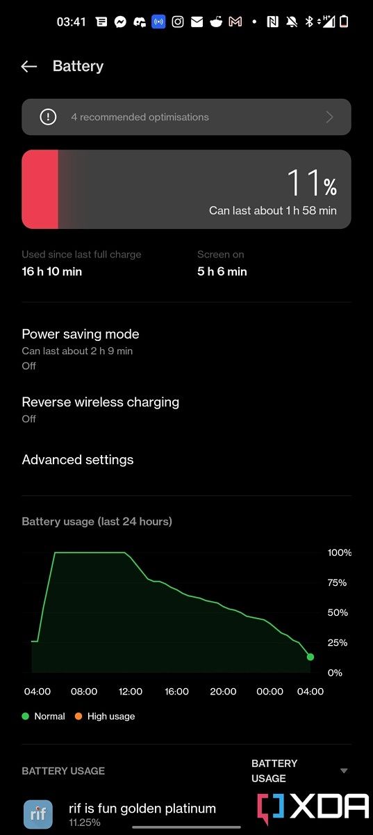 oneplus 10 pro battery life
