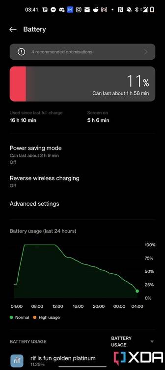 oneplus 10 pro battery life