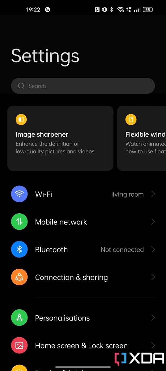 Realme GT 2 Pro settings