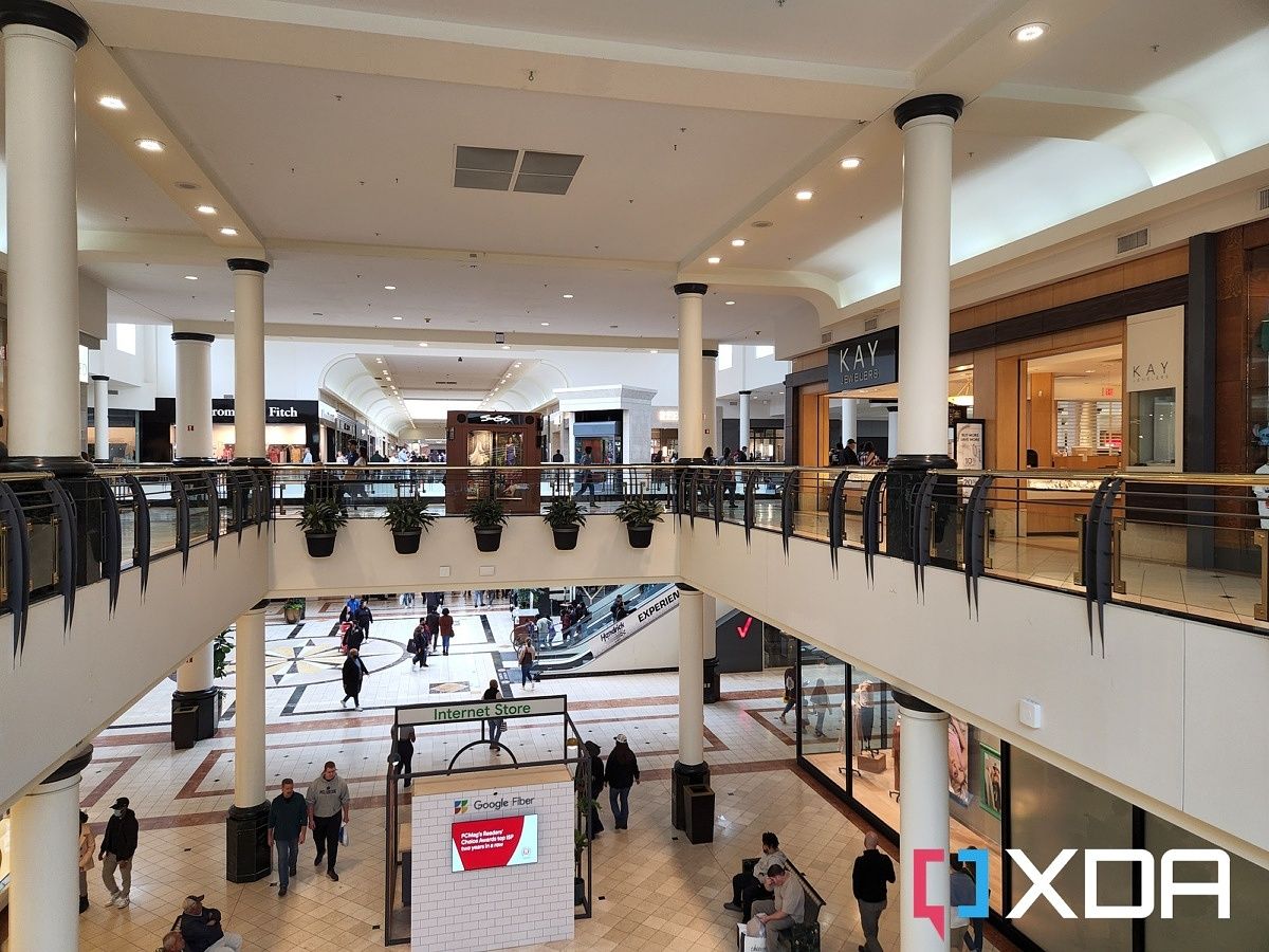 Photo of the inside of a mall