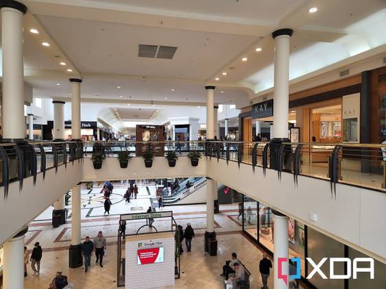 Photo of the inside of a mall