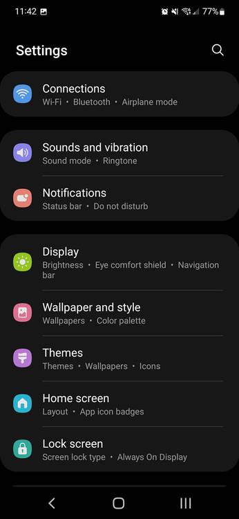 One UI 4 screenshot
