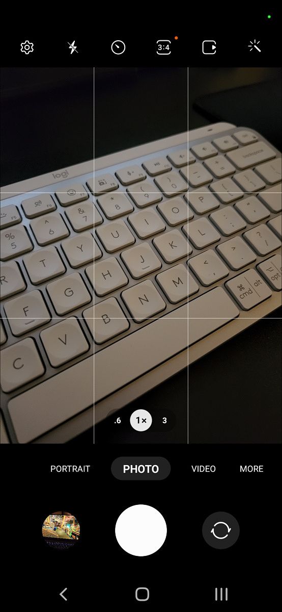 Samsung Camera on Galaxy S22