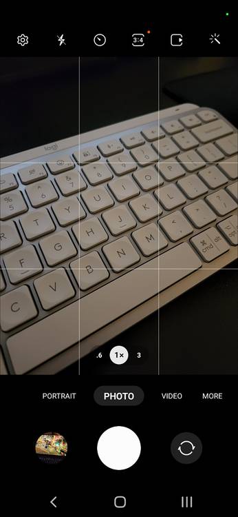 Samsung Camera on Galaxy S22