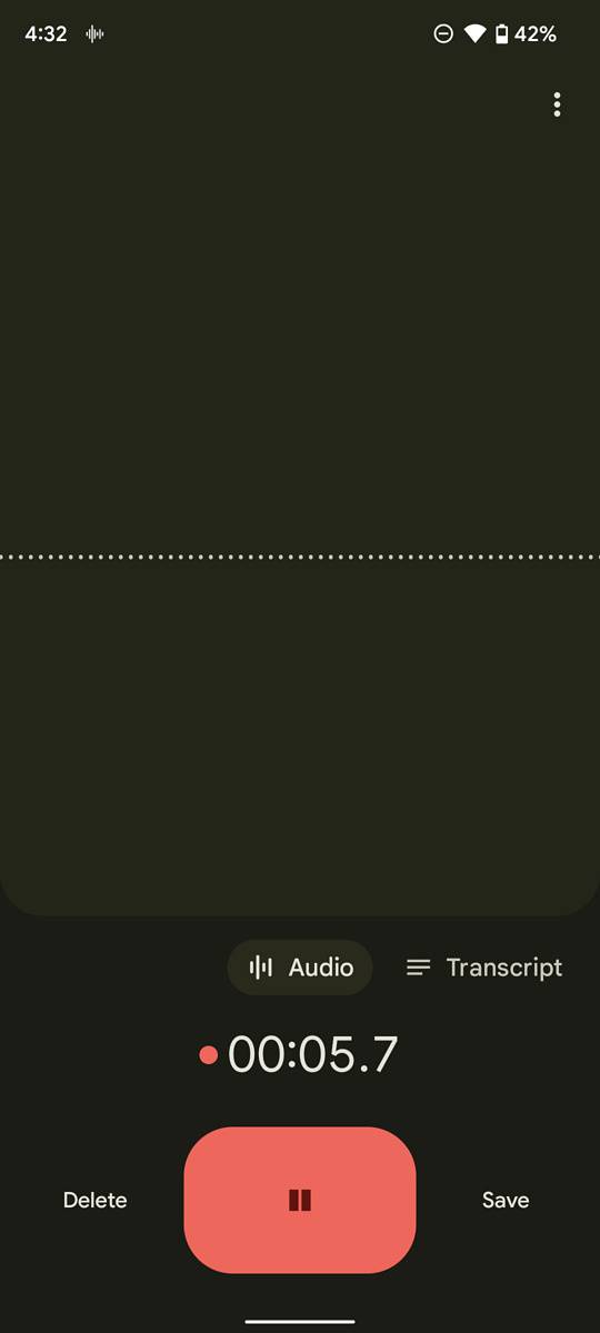Tile Recordeer Google Recorder 3.5 adds a Quick Settings tile and new UI changes