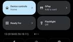 Android 12 media controls.