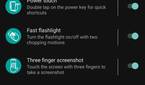 Gestures menu on Moto Edge Plus