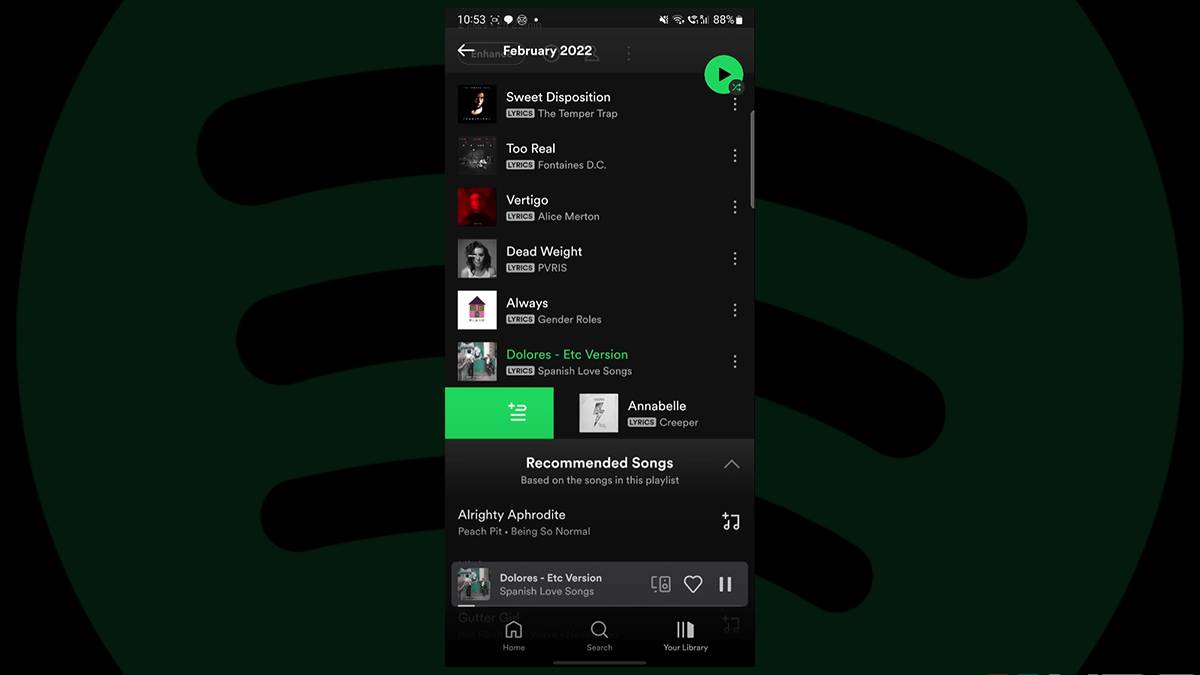 Spotify on Android finally gets the Swipe to Queue gesture