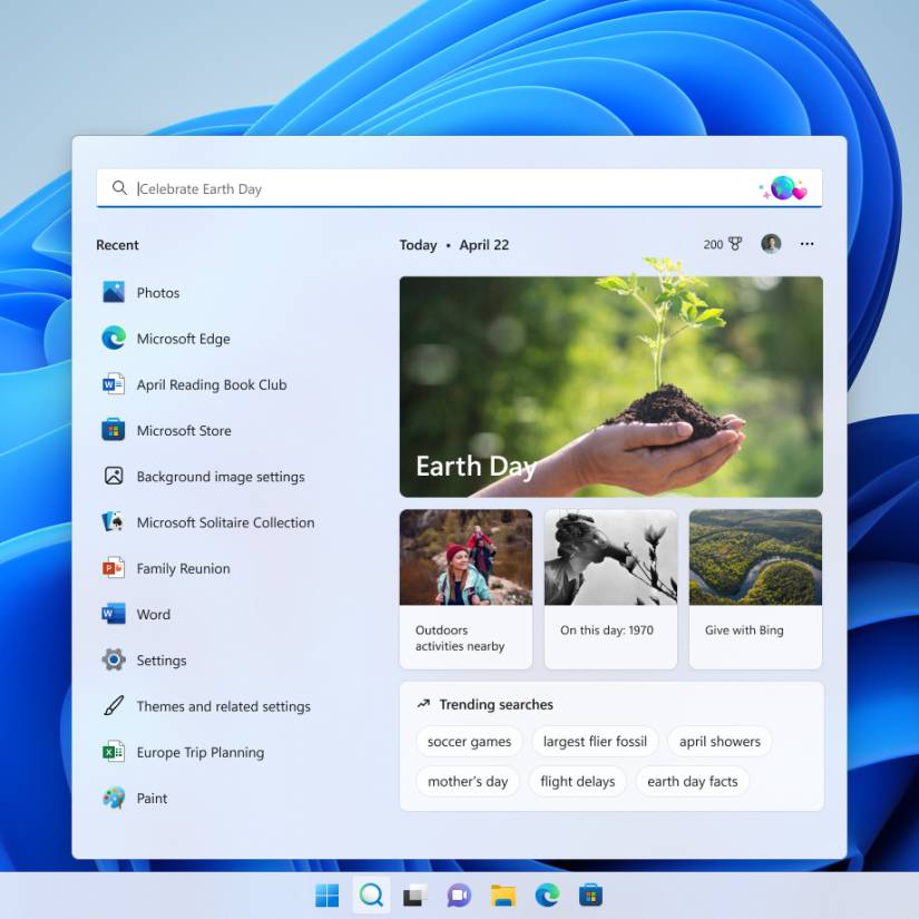 Windows 11 search highlights for personal accounts