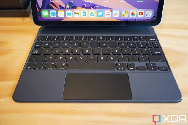 The Magic Keyboard trackpad