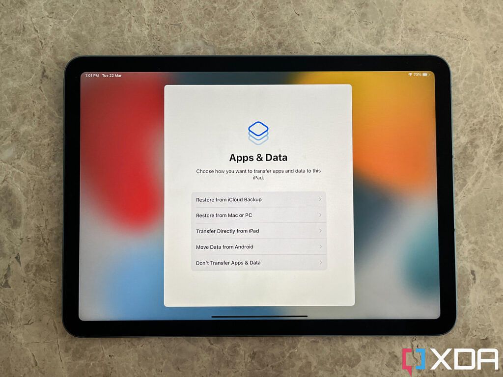 How to set up the Apple iPad Air 5 (2022)