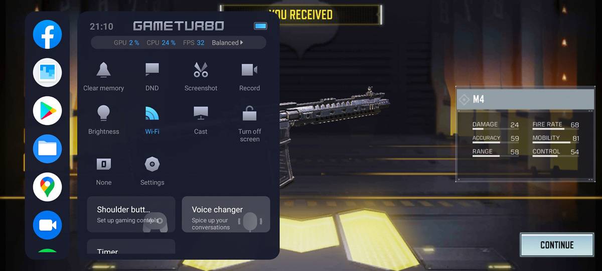 Game turbo in poco phones