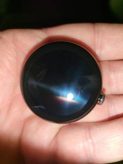Leaked Pixel Watch live image bezel close up