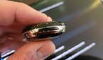 Leaked Pixel Watch live image speaker grille close up
