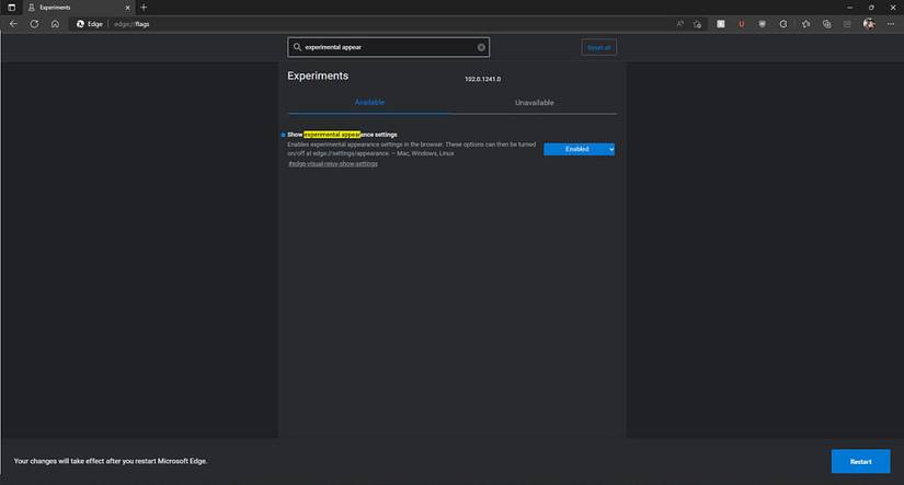 Open Edge Flags Microsoft Edge gets more Windows 11 UI elements for Insiders