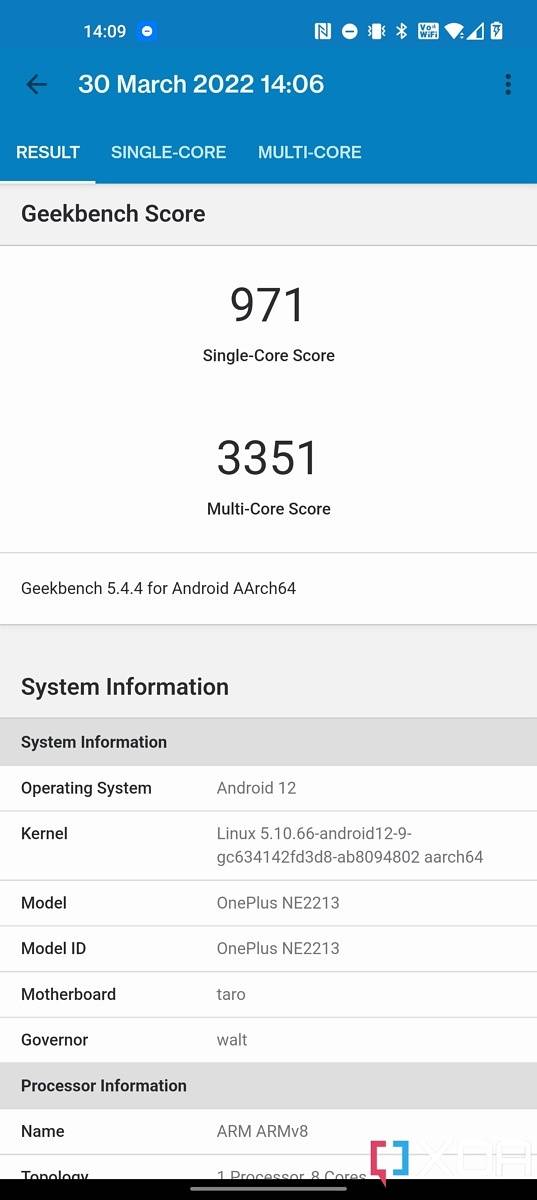 oneplus 10 pro geekbench