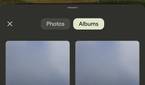 Android photo picker pop up