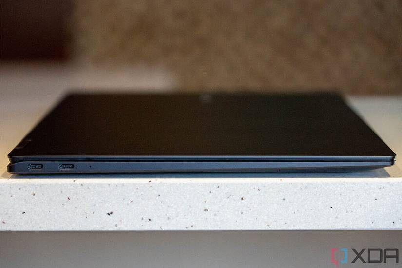 Side view of Samsung Galaxy Book 2 Pro 360