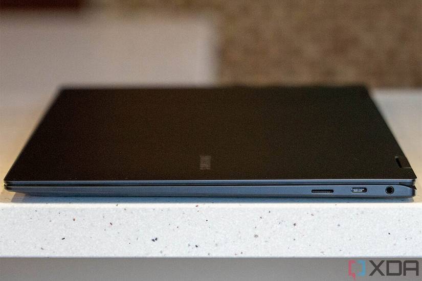 Side view of Samsung Galaxy Book 2 Pro 360