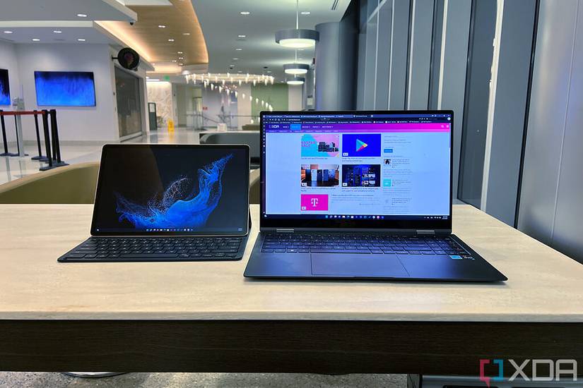 Samsung Galaxy Book 2 Pro 360 with second screen