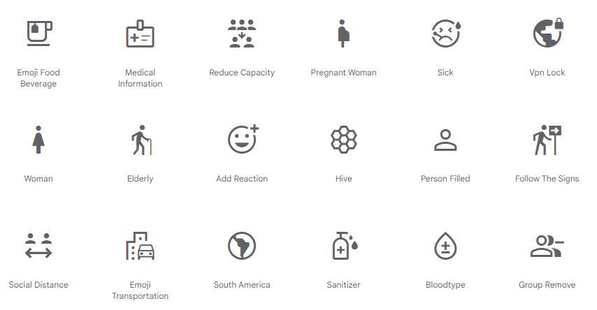 Material Symbols is Google's new library of modern icons