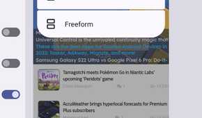 Freeform mode on Android