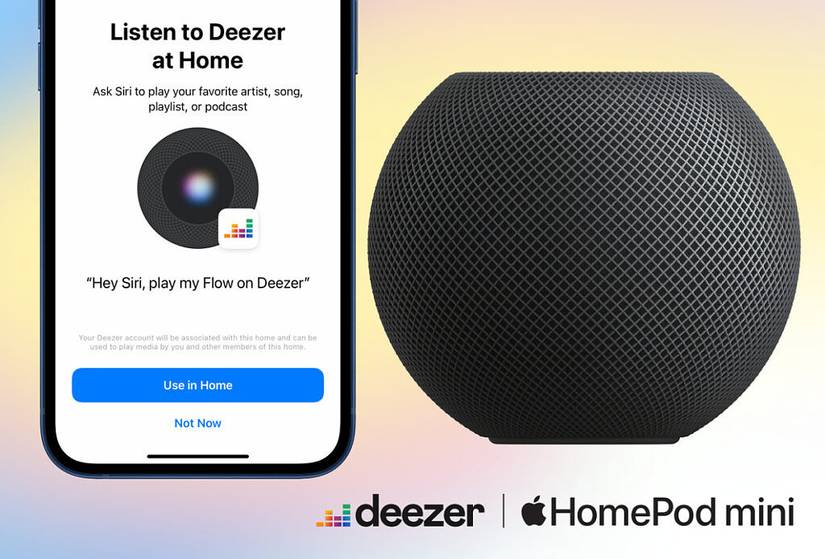Deezer on HomePod Mini