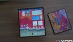 Vivo X Fold (left) along with the Galaxy Z Fold 3.