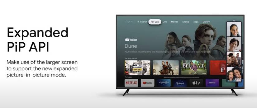 Android 13 TV Expanded PiP API