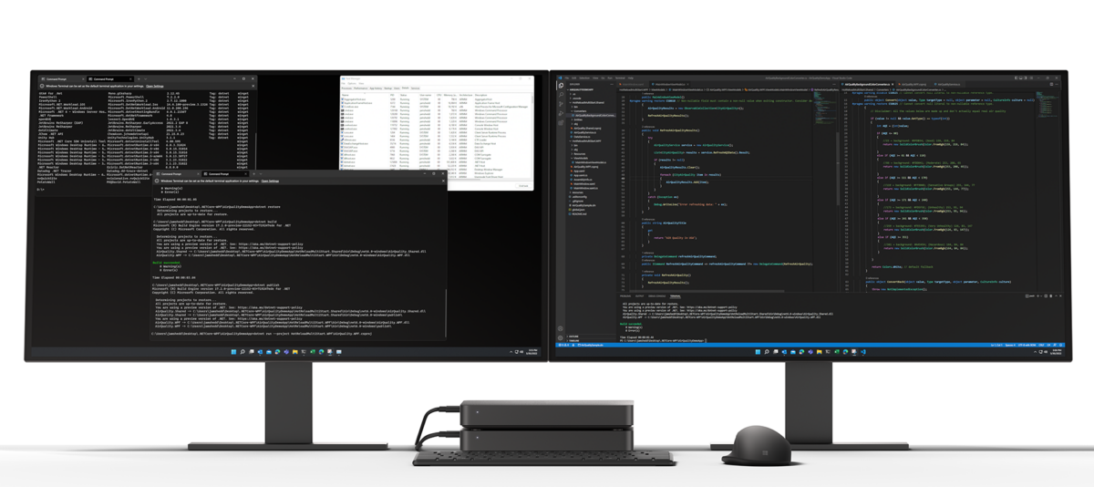 Image of Windows on Arm dev unit