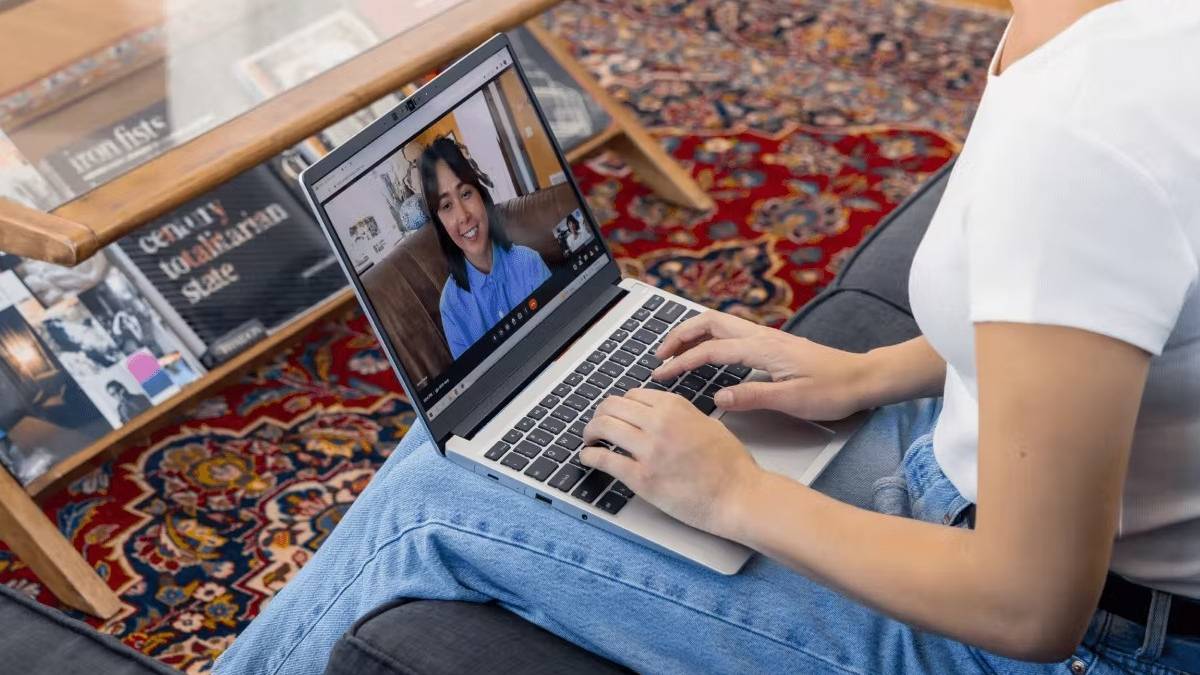 Framework Laptop on a person's lap