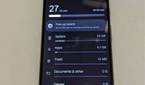 Google Pixel 7 Pro storage screen