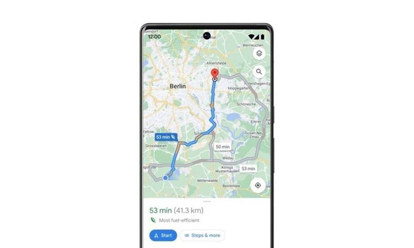 Google eco friendly routing