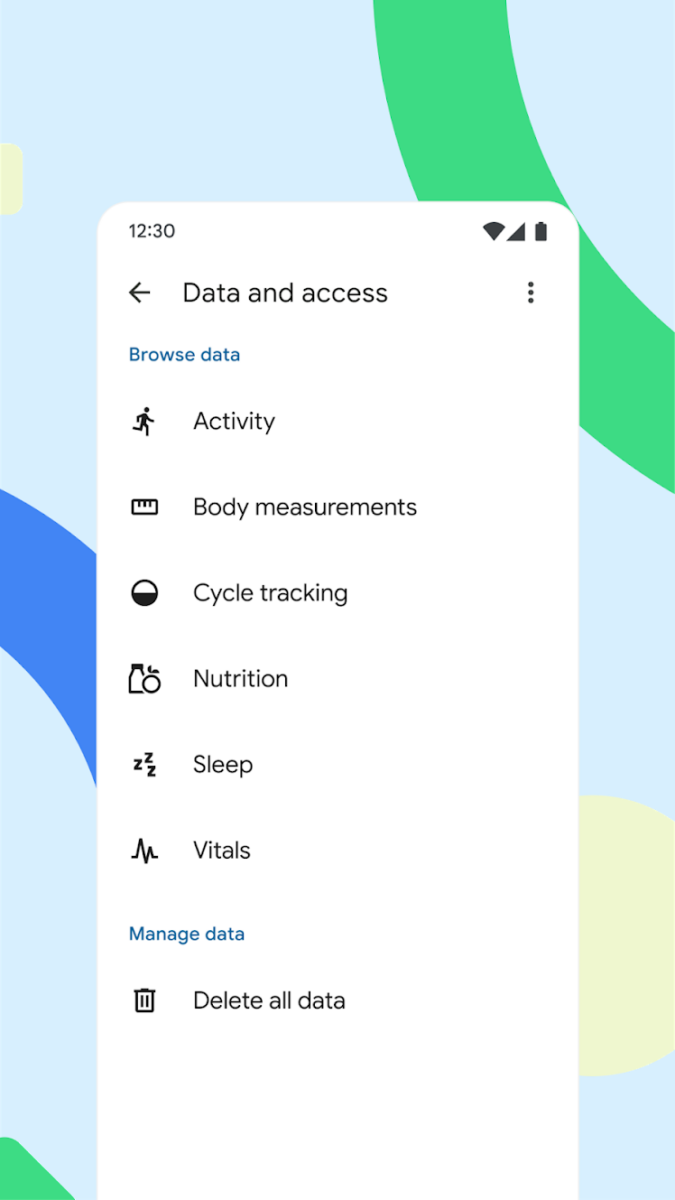 Health Connect data collection