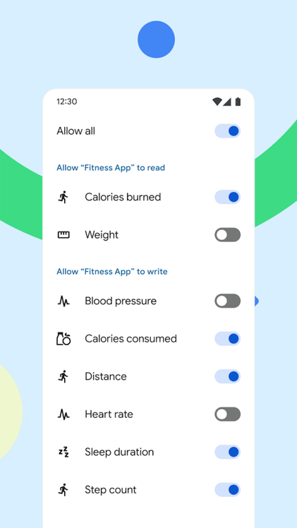 Health Connect data collection