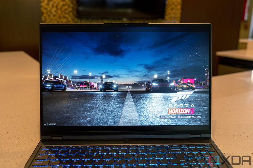 Close up of Lenovo Legion 5i screen
