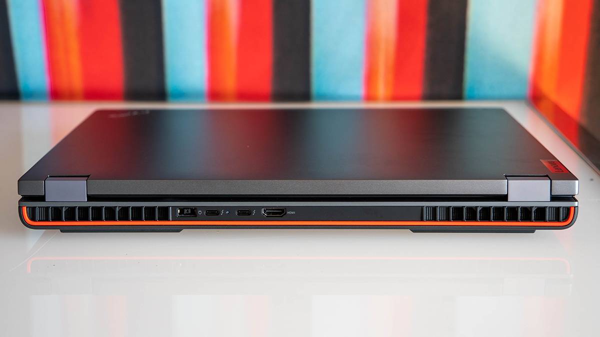Rear view of Lenovo ThinkPad P16