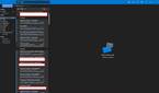 Outlook app with toolbar interface enabled