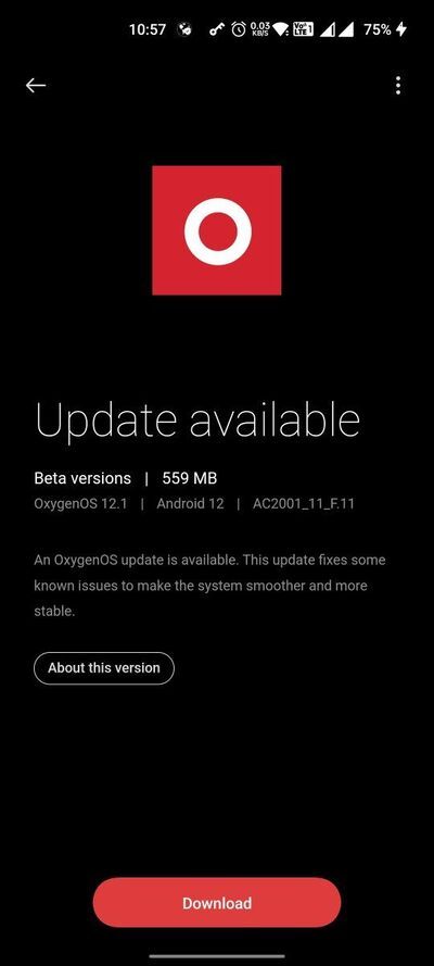 OnePlus Nord OxygenOS Open Beta 3 - 1