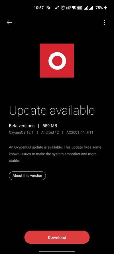 OnePlus Nord OxygenOS Open Beta 3 - 1