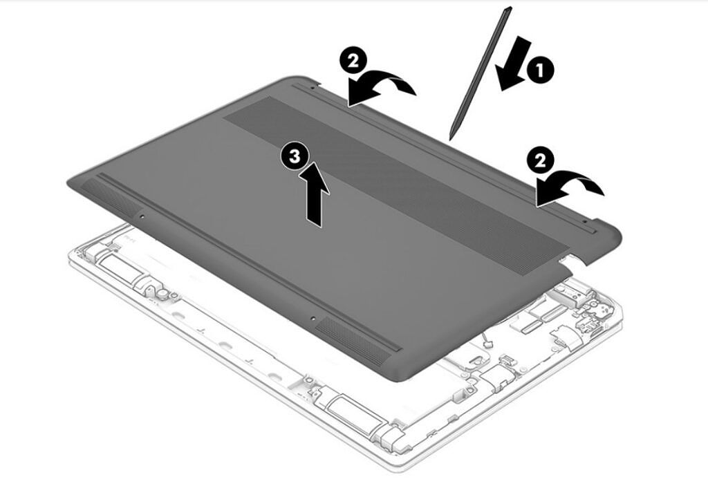 Can I replace the battery in the HP Spectre x360 (2022)?