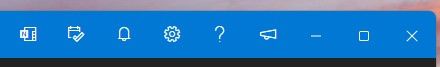 Toolbar showing buttons including window controls