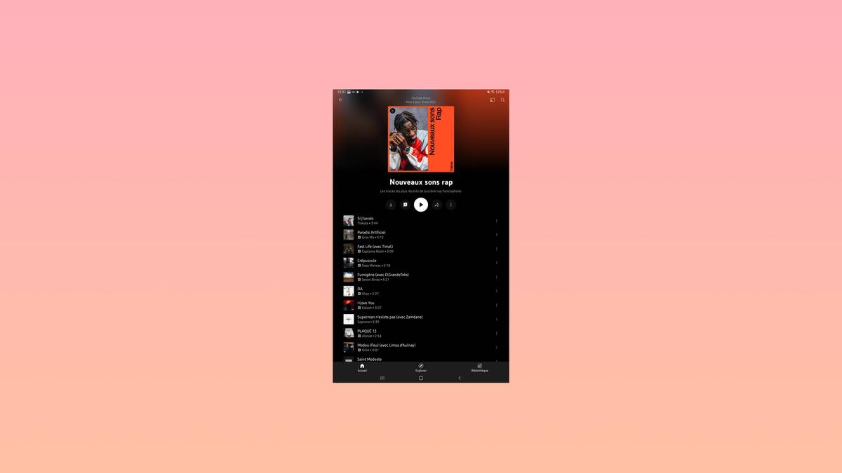YouTube Music starts testing a revamped playlist UI