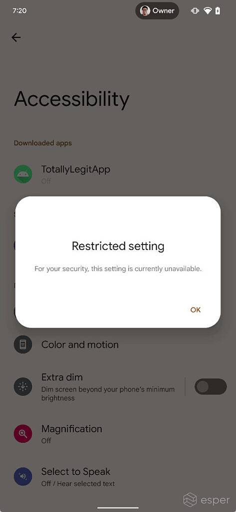 Android 13 accessibility