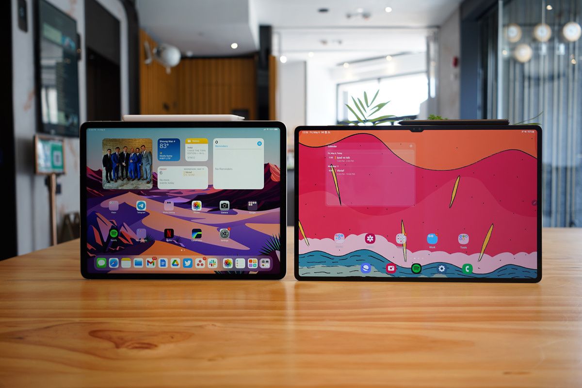 Apple iPad Pro (2021) vs Samsung Galaxy Tab S8 Ultra: The two best ...