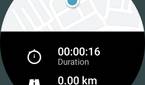Adidas Running app displaying stats for the running session